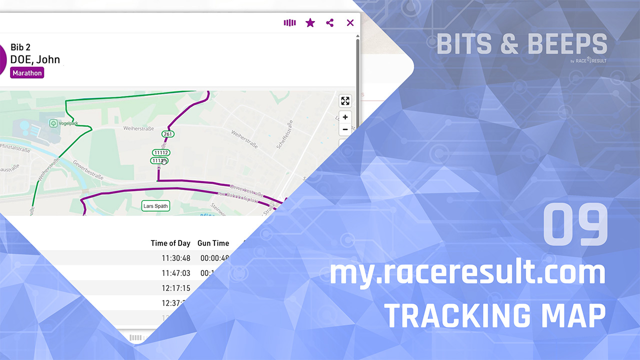 my.raceresult.com Tracking Map