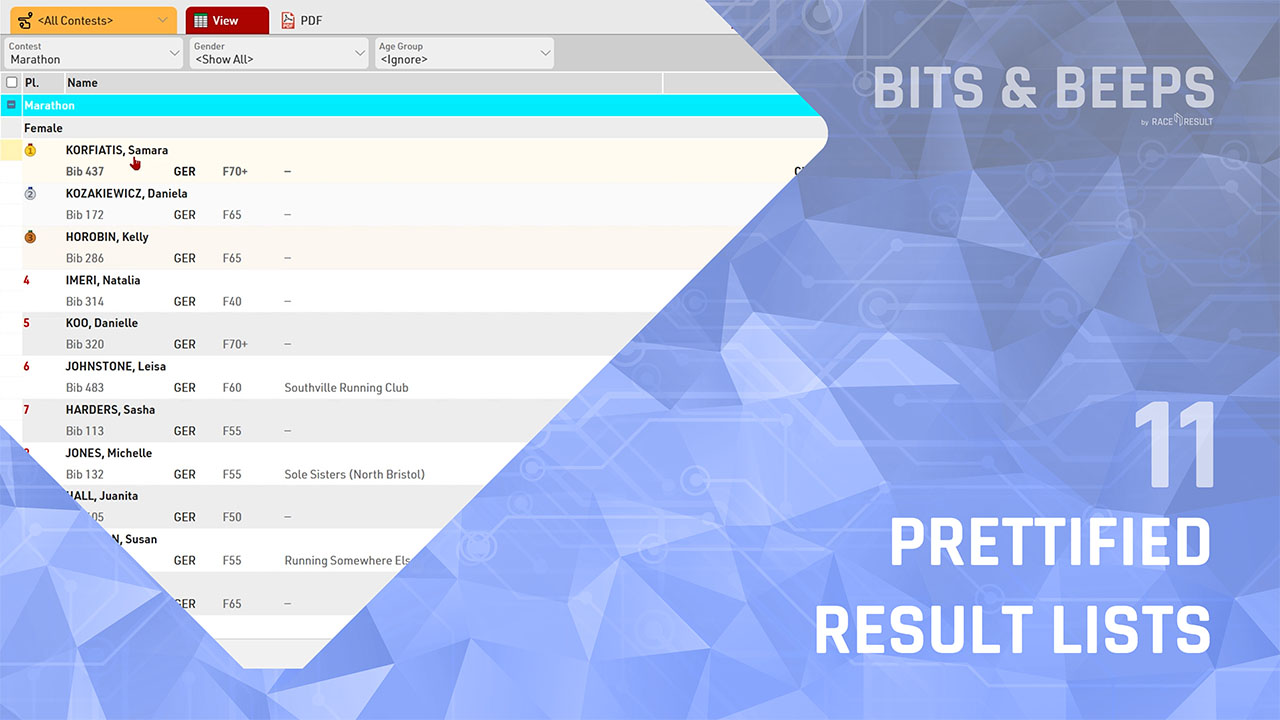 Pretty and clear lists