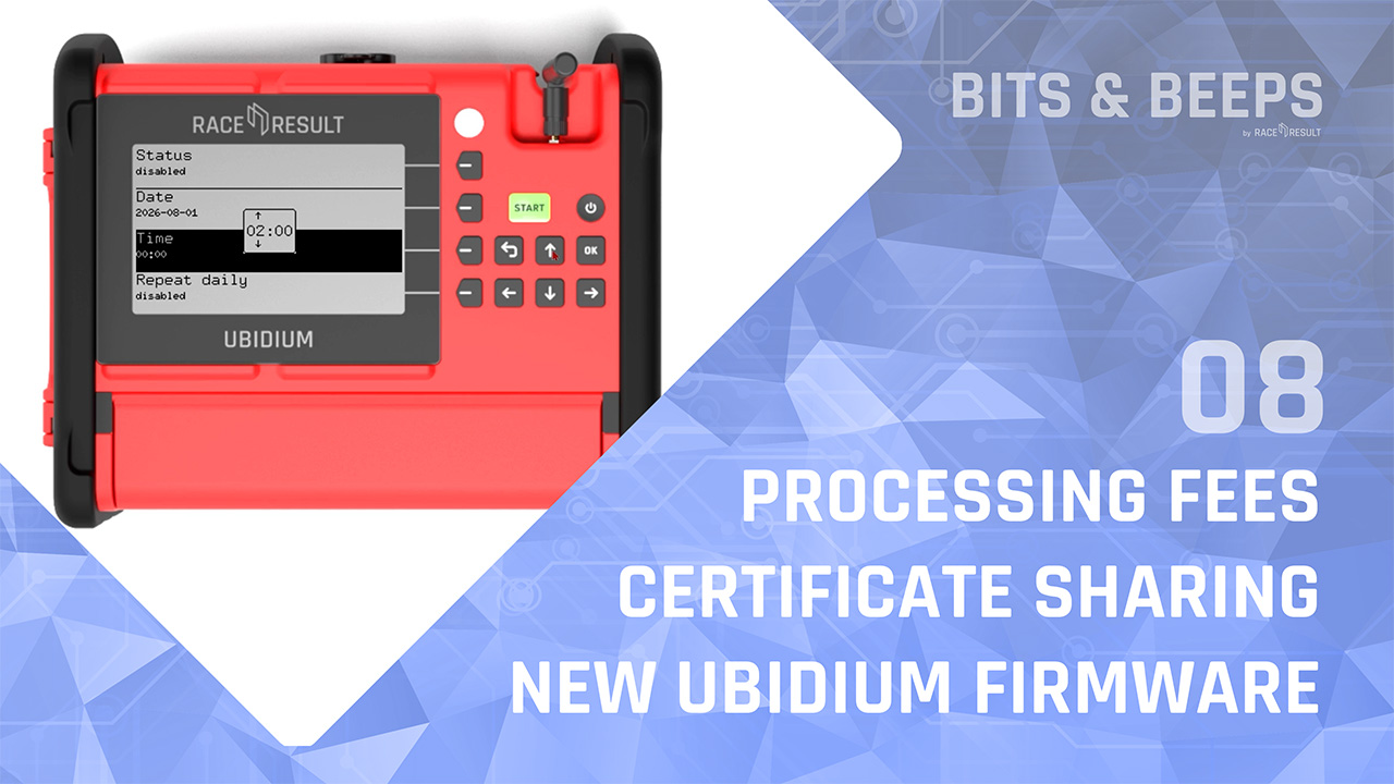Processing Fees, Certificate Sharing & New Ubidium Firmware